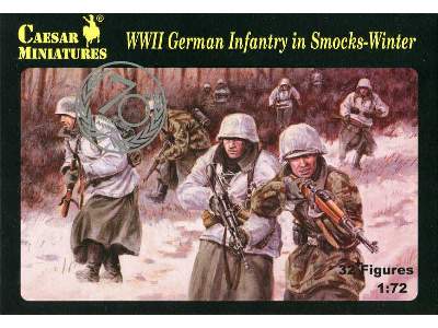 Niemiecka piechota w zimowych kurtkach - II W.Ś. - zdjęcie 1
