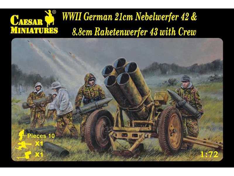 21cm Nebelwerfer 42 i 8,8 cm Raketenwerfer 43 z obsługą - zdjęcie 1 21cm Nebelwerfer 42 i 8,8 cm Raketenwerfer 43 z obsługą - zdjęcie 1