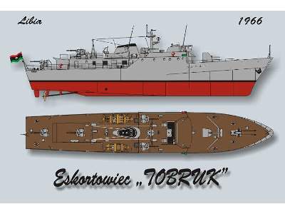 Tobruk Libijski Eskortowiec Z 1966 Roku - zdjęcie 3