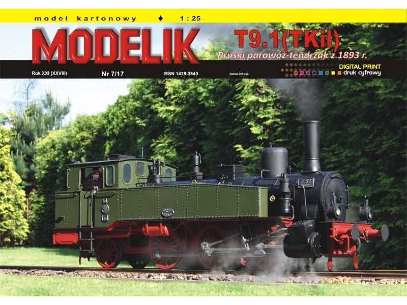 T9.1 (Tki1) Pruski Parowóz-tendrzak Z 1893 Roku - zdjęcie 1 T9.1 (Tki1) Pruski Parowóz-tendrzak Z 1893 Roku - zdjęcie 1