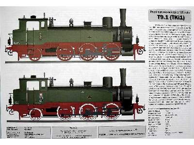 T9.1 (Tki1) Pruski Parowóz-tendrzak Z 1893 Roku - zdjęcie 14