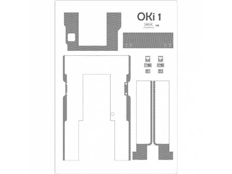 Parowóz Oki 1 - Grawerowane Pomosty + Tabliczki - zdjęcie 1