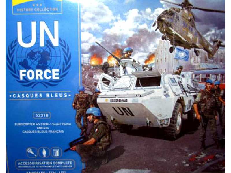 UN Force - 2 modele + figurki - zestaw podarunkowy - zdjęcie 1 UN Force - 2 modele + figurki - zestaw podarunkowy - zdjęcie 1