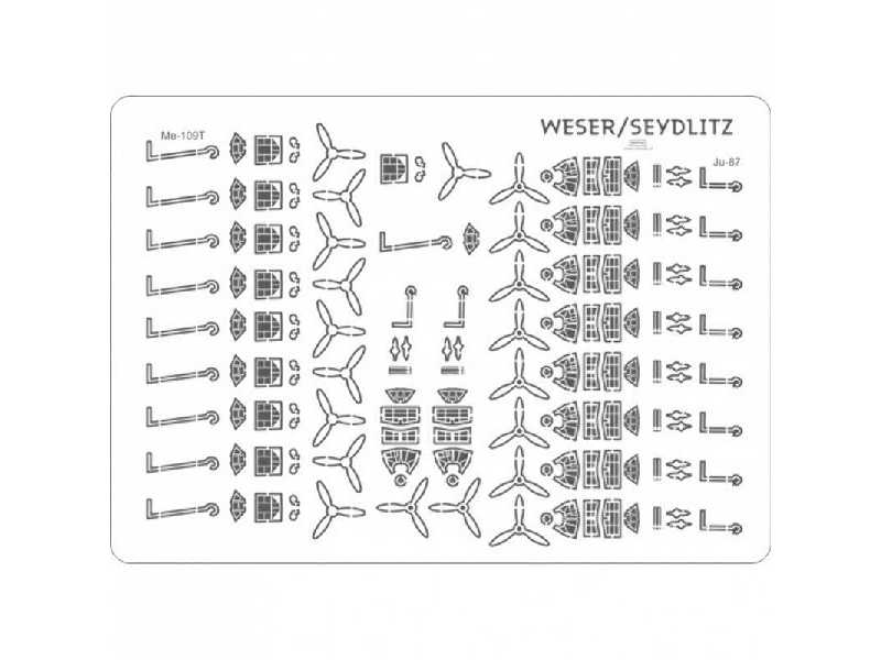 Weser - Samoloty Zestaw Detali - zdjęcie 1 Weser - Samoloty Zestaw Detali - zdjęcie 1