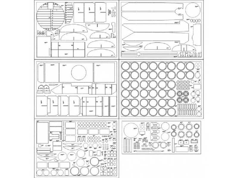 T-62 Szkielet, Detale, Koła - zdjęcie 1