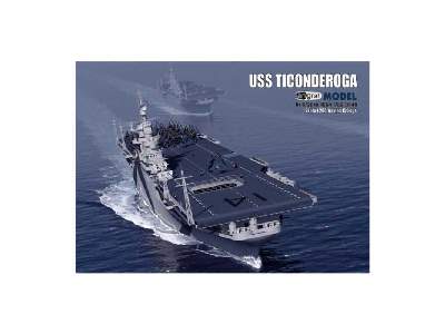 Amerykański Lotniskowiec USS Ticonderoga, Model + Wręgi - zdjęcie 1