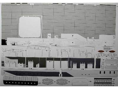 Amerykański Lotniskowiec USS Ticonderoga, Model + Wręgi - zdjęcie 34