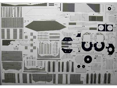 Amerykański Lotniskowiec USS Ticonderoga, Model + Wręgi - zdjęcie 49