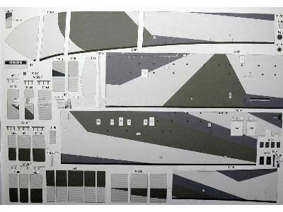 Amerykański Lotniskowiec USS Ticonderoga, Model + Wręgi - zdjęcie 54