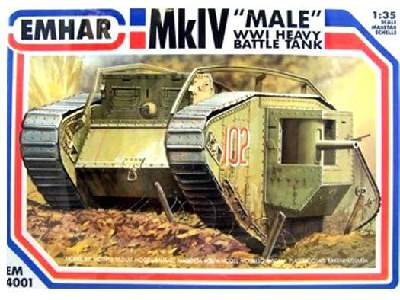 Ciężki czołg Mk IV Male - I Wojna Światowa - zdjęcie 1