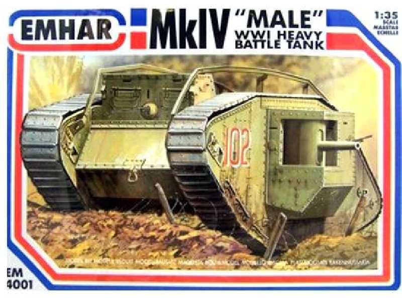 Ciężki czołg Mk IV Male - I Wojna Światowa - zdjęcie 1
