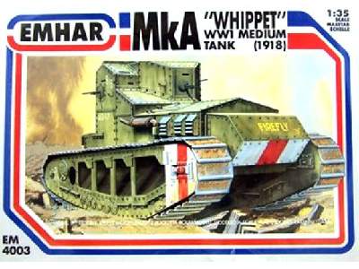Średni czołg Mk A Whipped - I Wojna Światowa - 1918 - zdjęcie 1