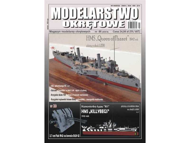 Modelarstwo Okrętowe Nr.66 Brytyjska Kanonierka (Sloop) Typu K - zdjęcie 1 Modelarstwo Okrętowe Nr.66 Brytyjska Kanonierka (Sloop) Typu K - zdjęcie 1