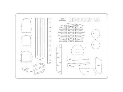 Nieuport 23 - Szkielet - zdjęcie 3