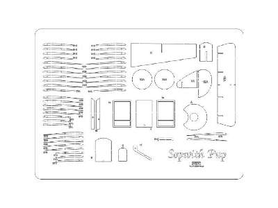 Sopwith Pup - Szkielet - zdjęcie 1