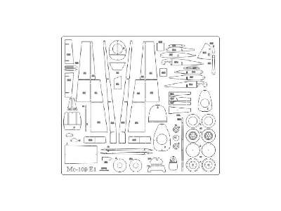 Messerschmitt Bf-109 T1 - Szkielet - zdjęcie 1