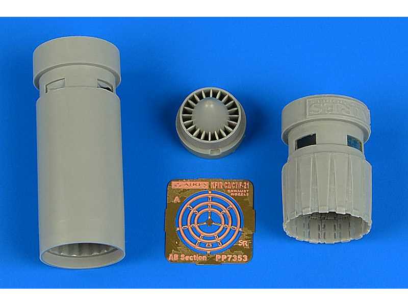 IAI Kfir C2/C7 exhaust nozzles - AMK - zdjęcie 1 IAI Kfir C2/C7 exhaust nozzles - AMK - zdjęcie 1