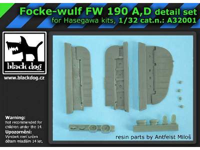 Focke-wulf Fw 190 A, D Detail Set For Hasegawa Kits - zdjęcie 2