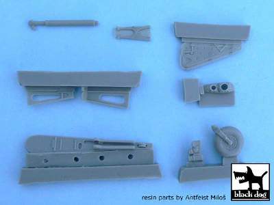 Focke-wulf Fw 190 D-9 Tail Wheel For Hasegawa Kits, 7 Resin Part - zdjęcie 2