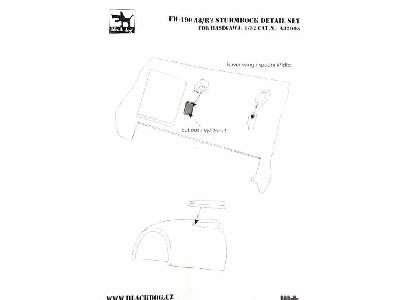 Focke-wulf Fw-190 A8r2 Sturmbock For Hasegawa - zdjęcie 5