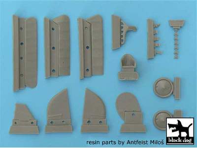 Pfalz D.Iii A Detail Set For Eduard 8047, 22 Resin Parts - zdjęcie 1