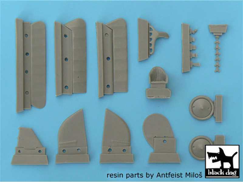 Pfalz D.Iii A Detail Set For Eduard 8047, 22 Resin Parts - zdjęcie 1