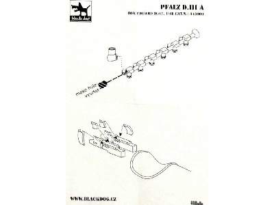 Pfalz D.Iii A Detail Set For Eduard 8047, 22 Resin Parts - zdjęcie 3