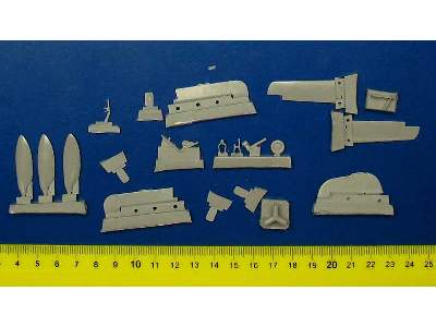 Focke-wulf Fw 190 A Detail Set For Eduard 1/48, 13 Resin Parts - zdjęcie 3