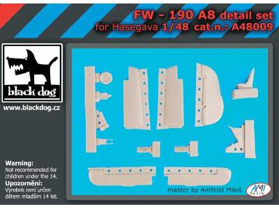 Fw-190 A8 Detail Set For Hasegawa - zdjęcie 2