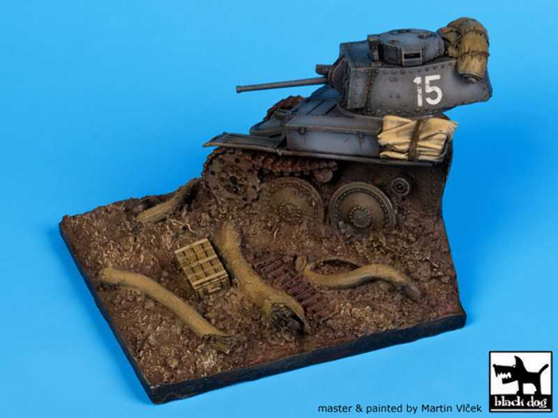 Destroyed Pz.Kpfw 38 Base - zdjęcie 1 Destroyed Pz.Kpfw 38 Base - zdjęcie 1