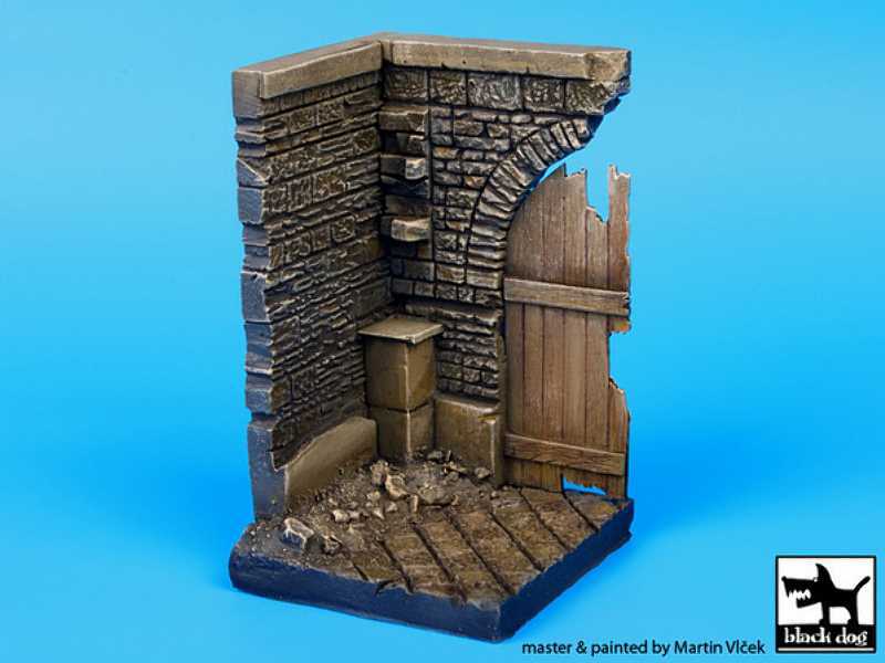 Corner With Wooden Gate (50x50 mm) - zdjęcie 1 Corner With Wooden Gate (50x50 mm) - zdjęcie 1