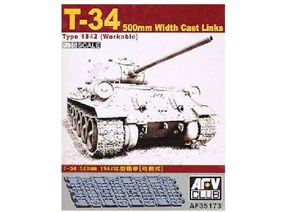 Gąsienice do T-34 500mm Width Cast Links Type 1942 (Workable) - zdjęcie 1