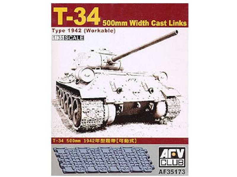 Gąsienice do T-34 500mm Width Cast Links Type 1942 (Workable) - zdjęcie 1