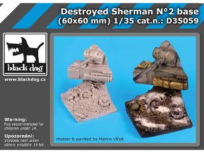 Destroyed Sherman N°2 Base - zdjęcie 5