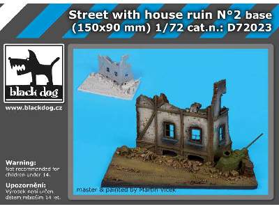 Street With House Ruin N°2 Base - zdjęcie 5