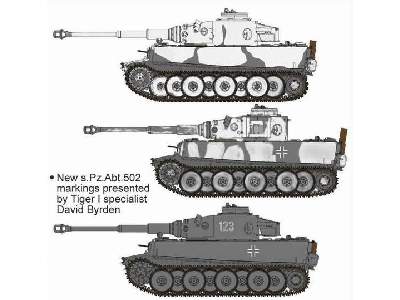 Tiger I, Initial Production s.Pz.Abt.502 Leningrad Region 1942/3 - zdjęcie 2