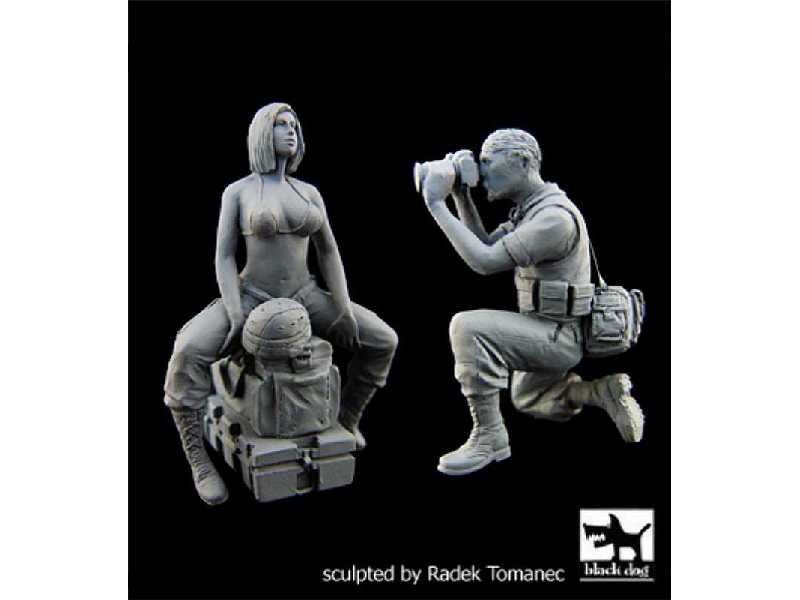 US Woman Soldier -war Journalist - zdjęcie 1 US Woman Soldier -war Journalist - zdjęcie 1