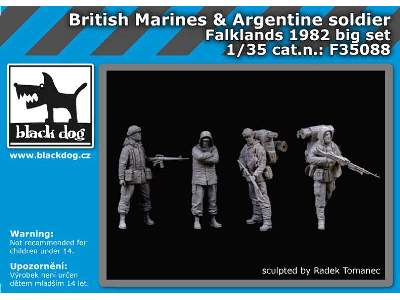 British Marines Plus Argentine Soldier Big Set - zdjęcie 2