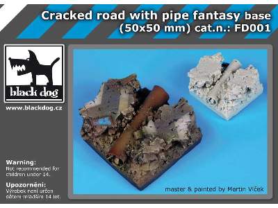 Cracked Road With Pipe Base Fantasy Base - zdjęcie 5