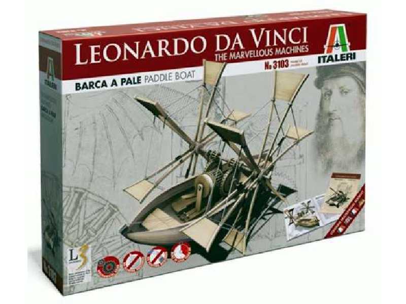 Łódź łopatkowa Leonarda Da Vinci - zdjęcie 1 Łódź łopatkowa Leonarda Da Vinci - zdjęcie 1