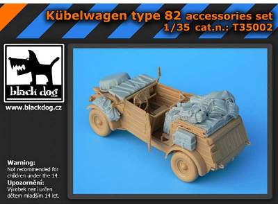 Kübelwagen Type 82 Accessories Set For Tamiya Kit, 15 Resin Part - zdjęcie 4