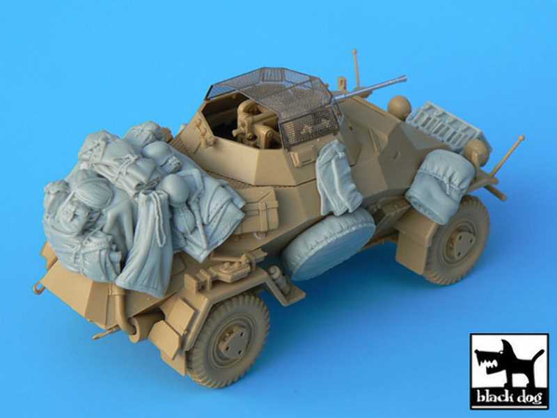 Sd.Kfz. 222 & 223 Accessories Set For Tamiya Kits, 12 Resin Part - zdjęcie 1 Sd.Kfz. 222 & 223 Accessories Set For Tamiya Kits, 12 Resin Part - zdjęcie 1