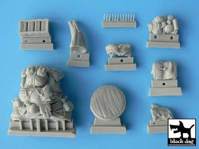 Sd.Kfz. 222 & 223 Accessories Set For Tamiya Kits, 12 Resin Part - zdjęcie 6