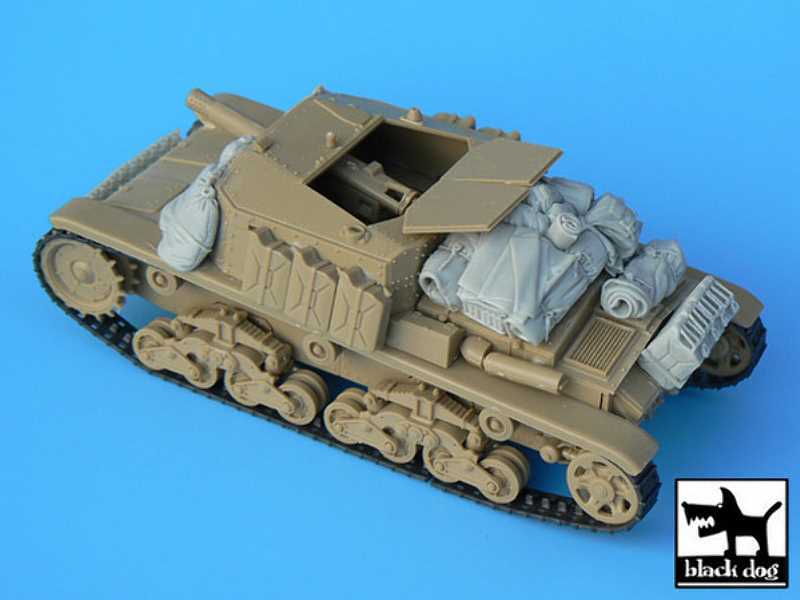 Semovente M40-75/18 Accessories Set For Tamiya Kit, 17 Resin Par - zdjęcie 1 Semovente M40-75/18 Accessories Set For Tamiya Kit, 17 Resin Par - zdjęcie 1