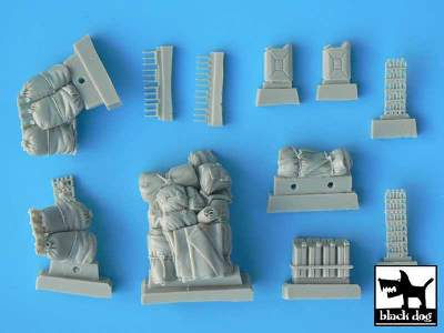 Semovente M40-75/18 Accessories Set For Tamiya Kit, 17 Resin Par - zdjęcie 6