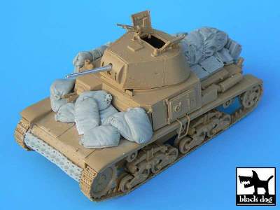 Carro Armato Accessories Set For Tamiya Kit, 18 Resin Parts - zdjęcie 2