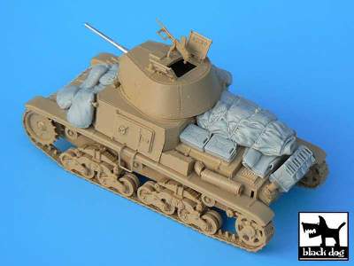 Carro Armato Accessories Set For Tamiya Kit, 18 Resin Parts - zdjęcie 3