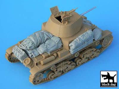 Carro Armato Accessories Set For Tamiya Kit, 18 Resin Parts - zdjęcie 5