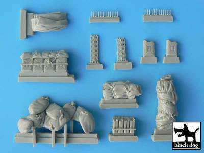 Carro Armato Accessories Set For Tamiya Kit, 18 Resin Parts - zdjęcie 6