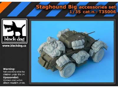 Staghound Big Accessories Set For Bronco Kit, 23 Resin Parts - zdjęcie 4